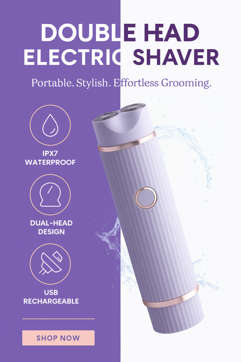 Double Head Electric Shaver